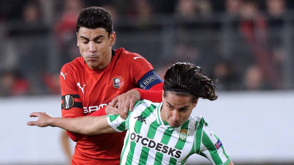 Así fue el partido de Diego Lainez ante el Rennes