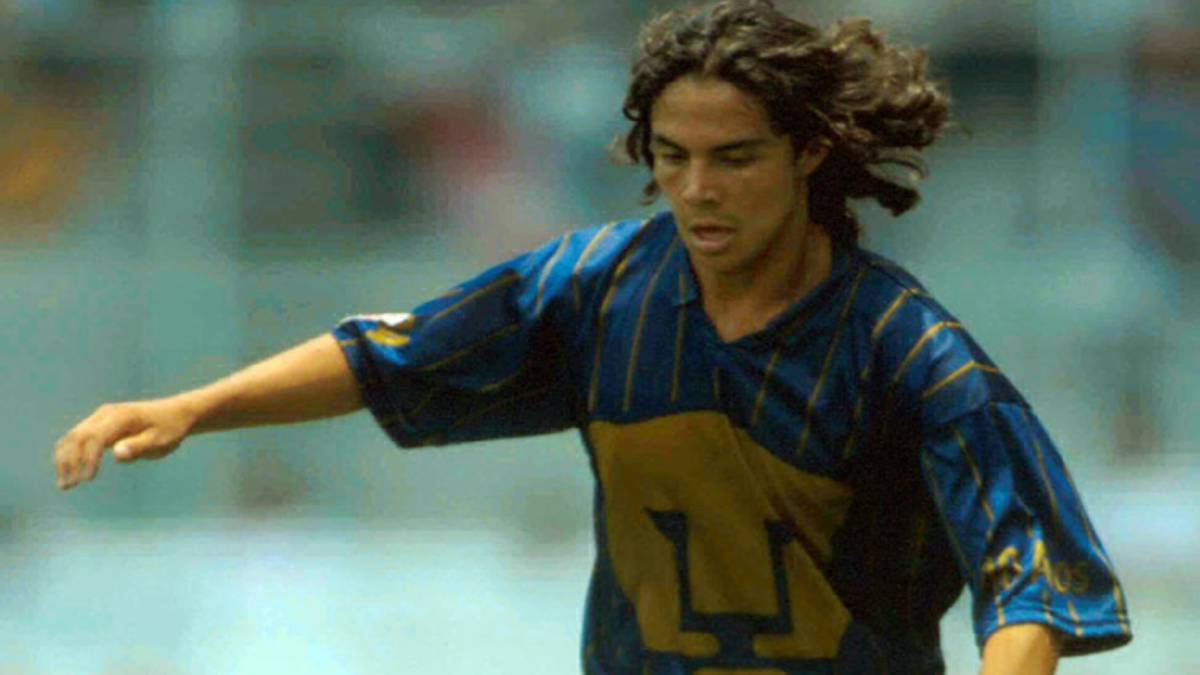Braulio Luna durante un partido con los Pumas.
