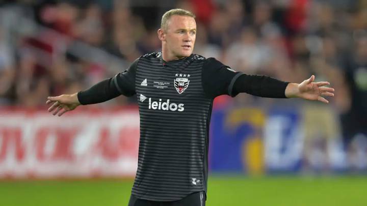 Rooney celebrando un gol con D.C. United