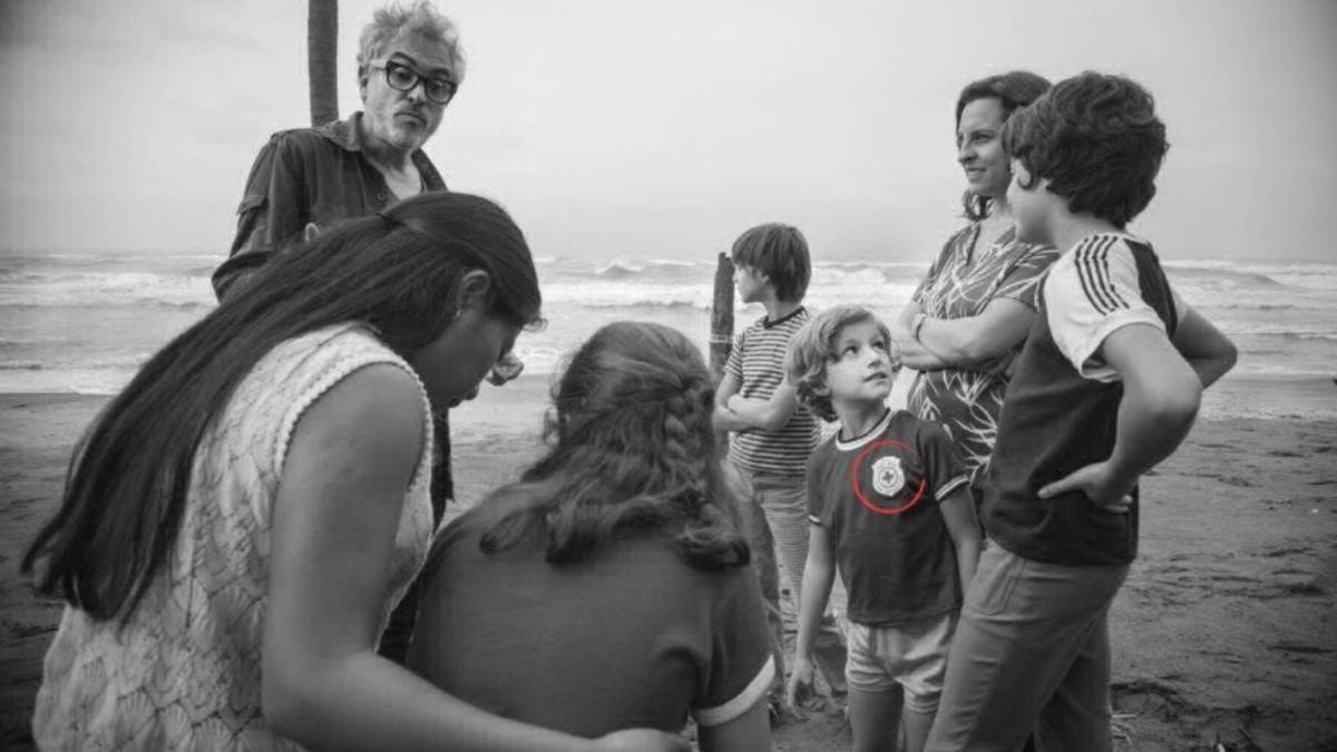 Aspecto de la película "Roma", en la cual aparece Cruz Azul.