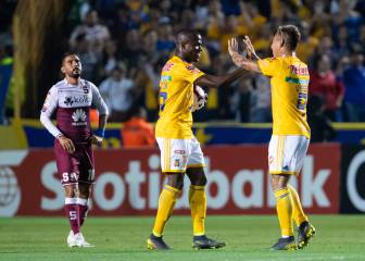 Los Tigres golean al Saprissa y avanzan a cuartos de final