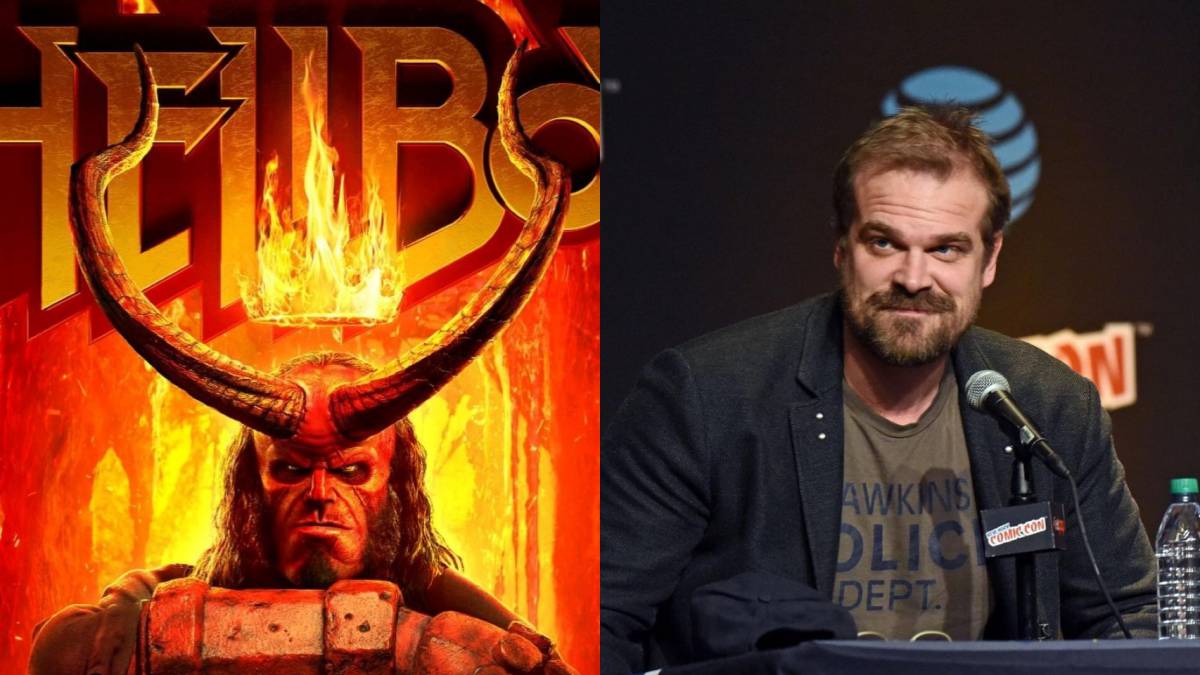 David Harbour y Hellboy