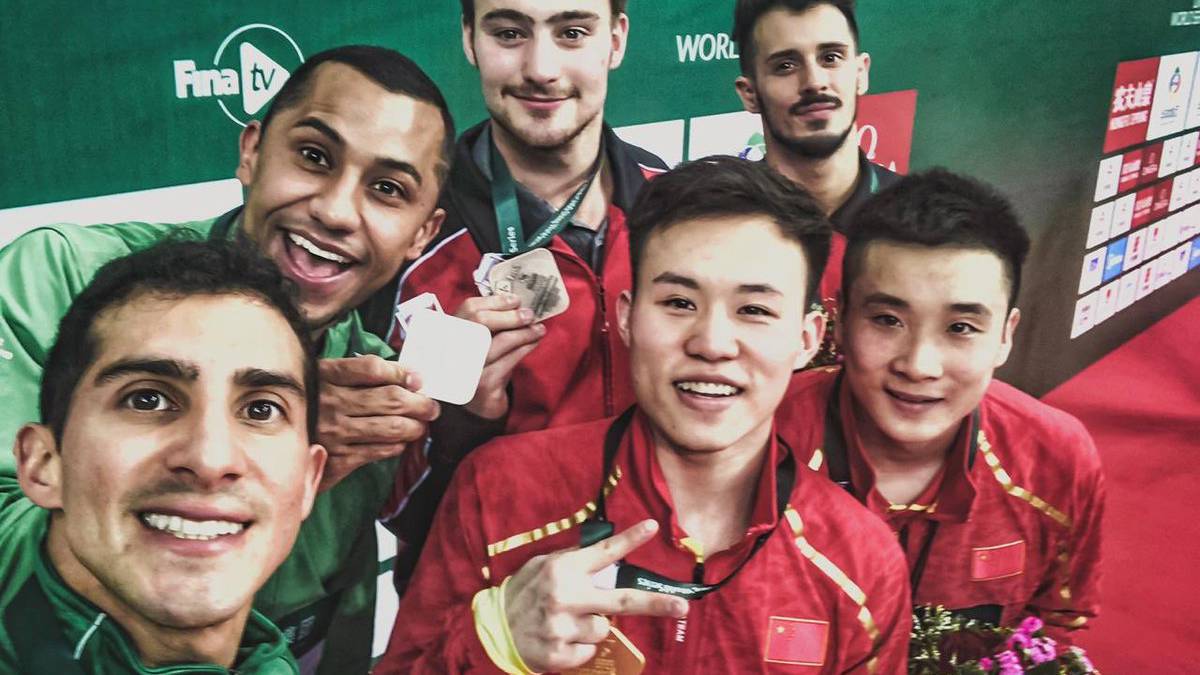 Pacheco y Ocampo ganan plata en Serie Mundial de Clavados