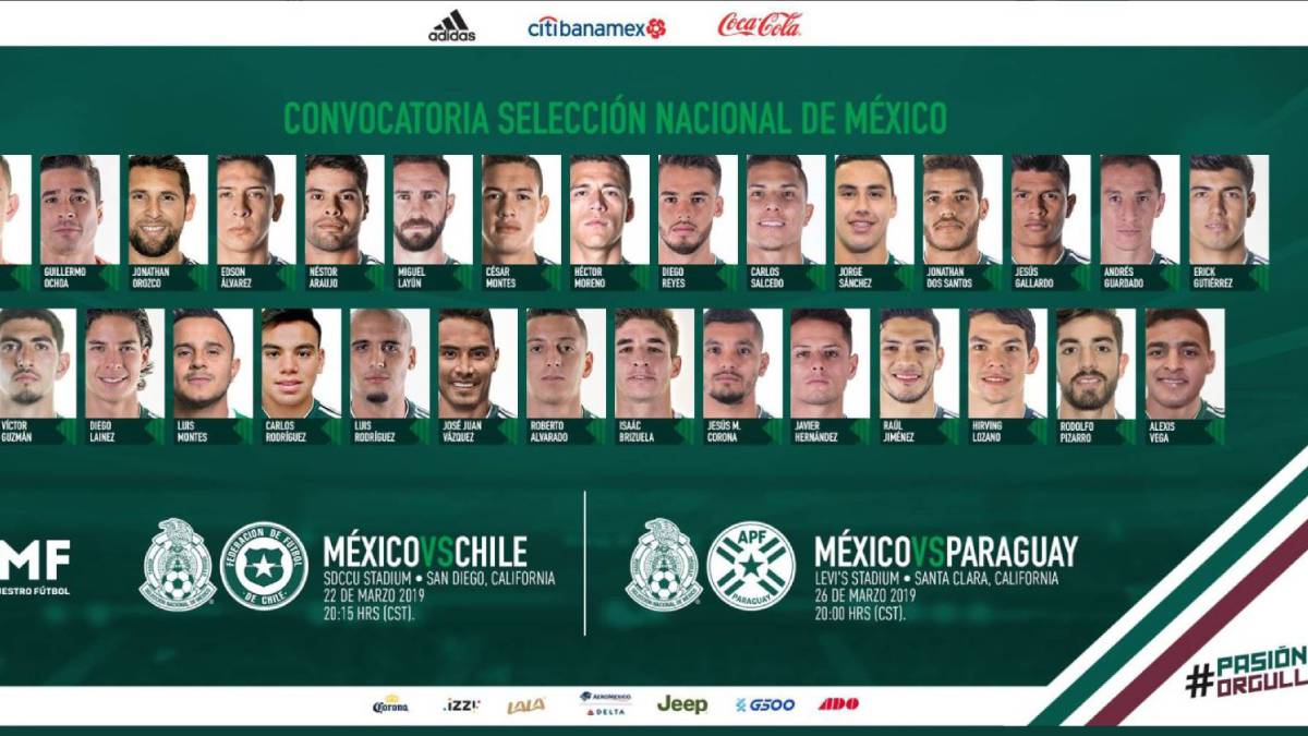 Lista la primera convocatoria del Tata Martino con México