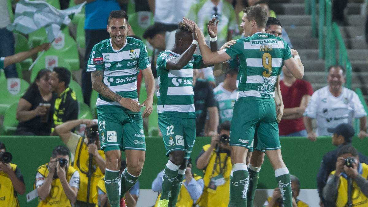 Así fueron los goles de la remontada del Santos Laguna