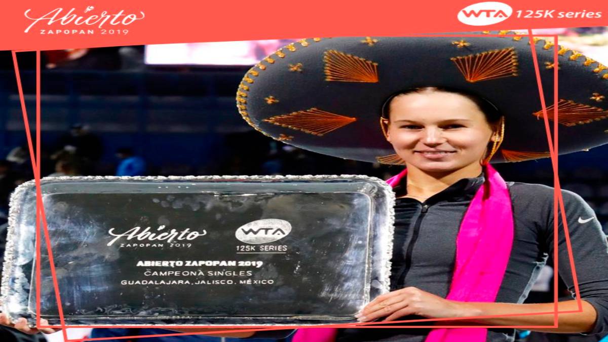 Veronika Kudermétova es la ganadora del Abierto de Zapopan