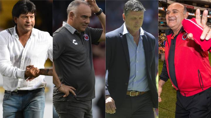 José Cardozo, Guillermo Vázquez, Robert Dante Siboldi y Juan Antonio Luna
