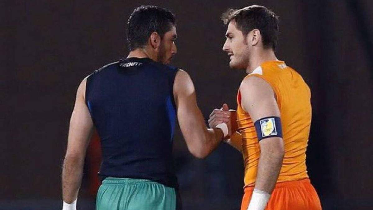José de Jesús Corona e Iker Casillas