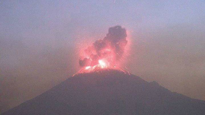 El Popocatépetl vuelve a presentar una nueva explosión