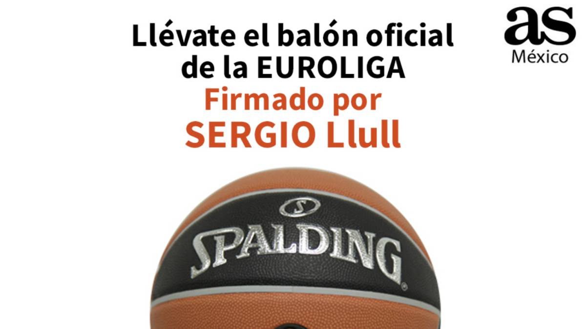 Gánate un balón autografiado por Sergio Llull, cortesía de la Euroliga
