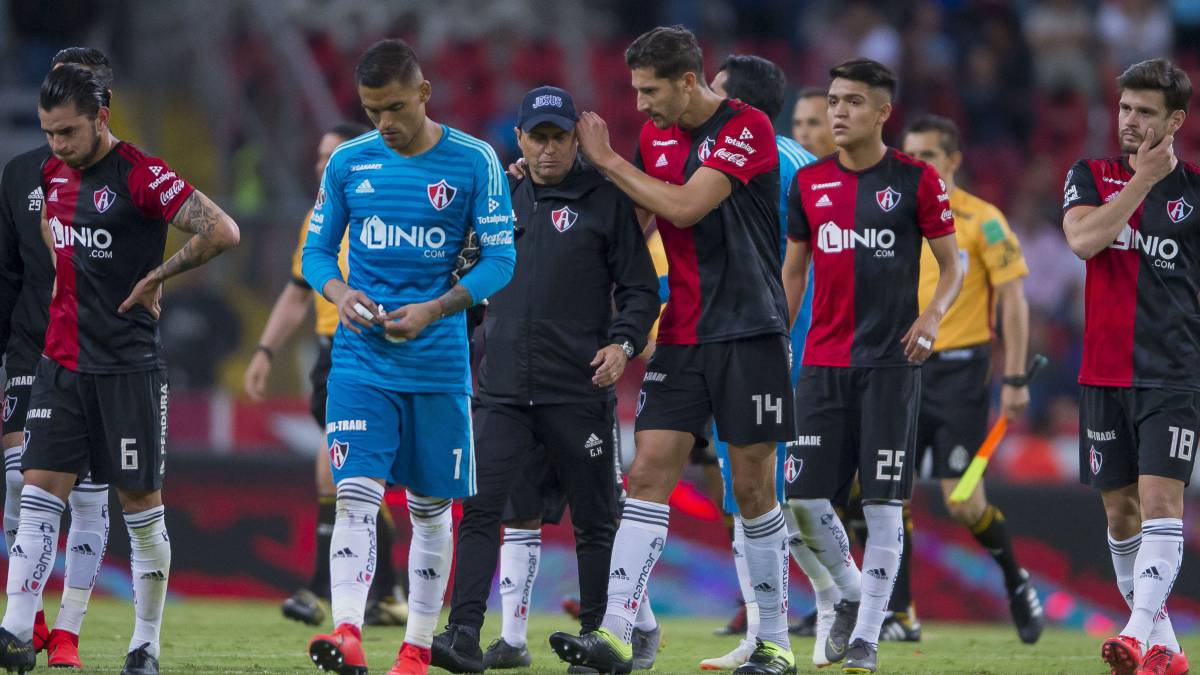 Atlas suma 6 derrotas seguidas por tercera vez en año y medio