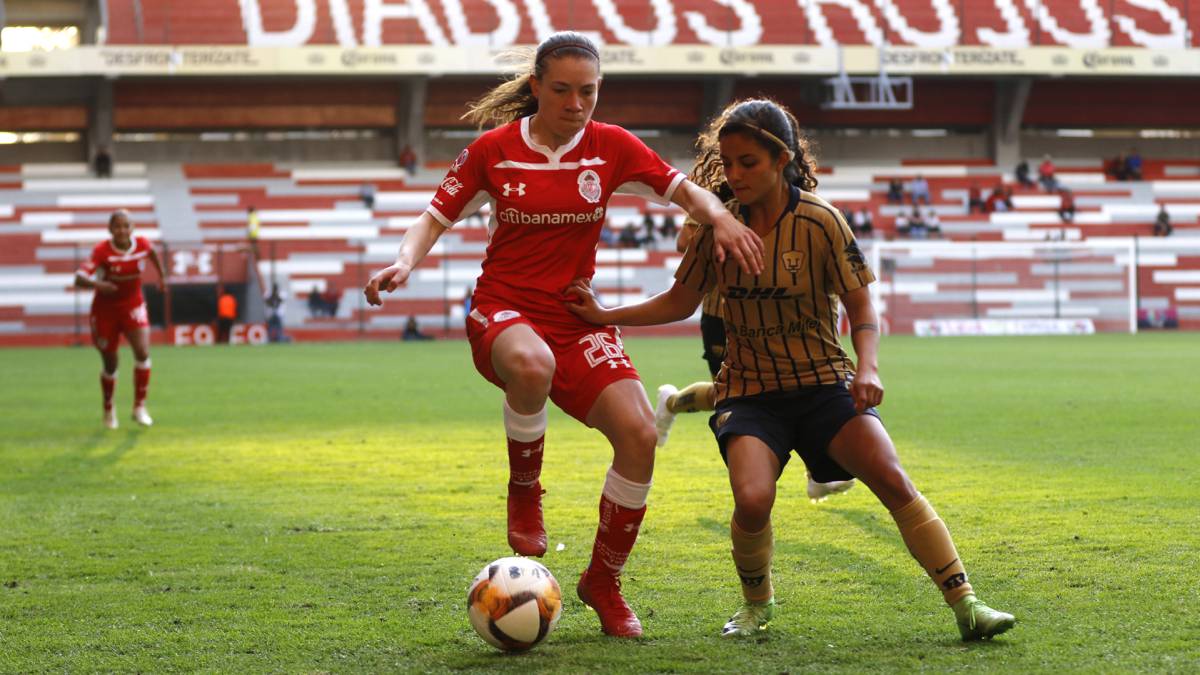 Toluca y Pumas empataron a dos goles en la Jornada 16 del Clausura 2019 en la Liga MX Femenil.