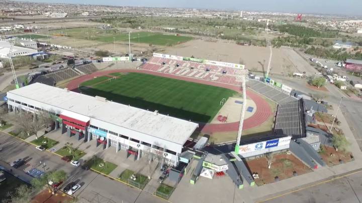 Panorámica del Estadio Olímpico Benito Juárez.