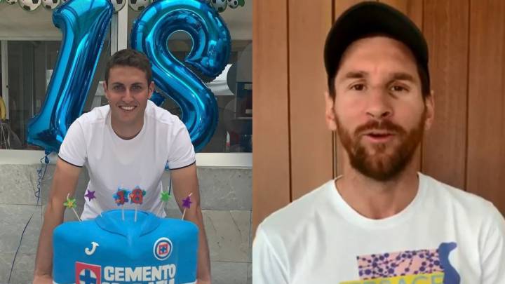 Santiago Giménez, hijo del ‘Chaco’, recibe felicitación de Messi