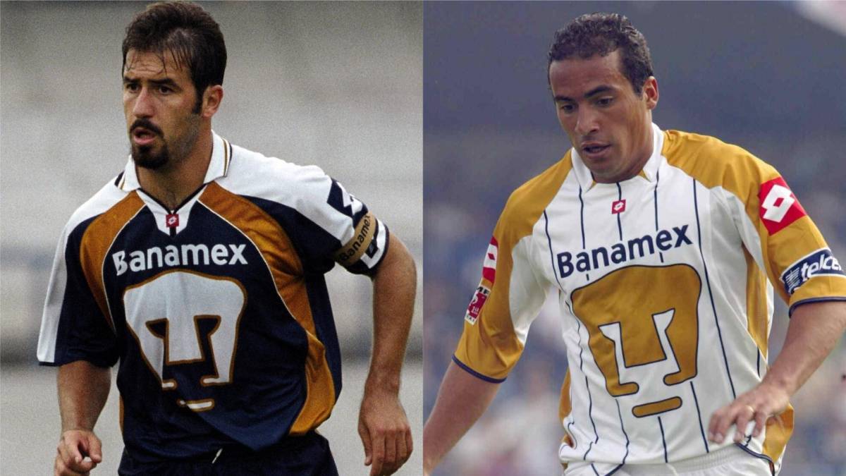 Joaquín Beltrán y Ailton Da Silva con Pumas