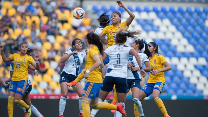 Puebla y Tigres se enfrentan en el partido de ida de los cuartos de final del Clausura 2019 en la Liga MX Femenil.