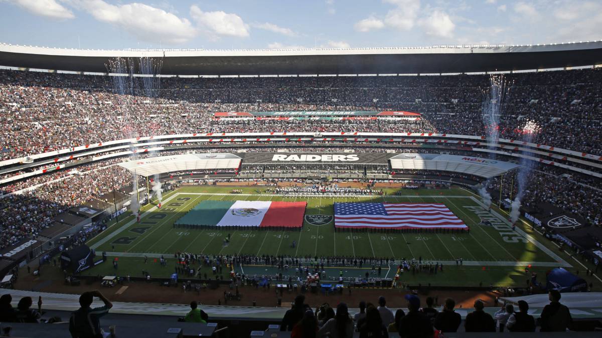 Partido de la NFL entre Raiders y Patriots en México