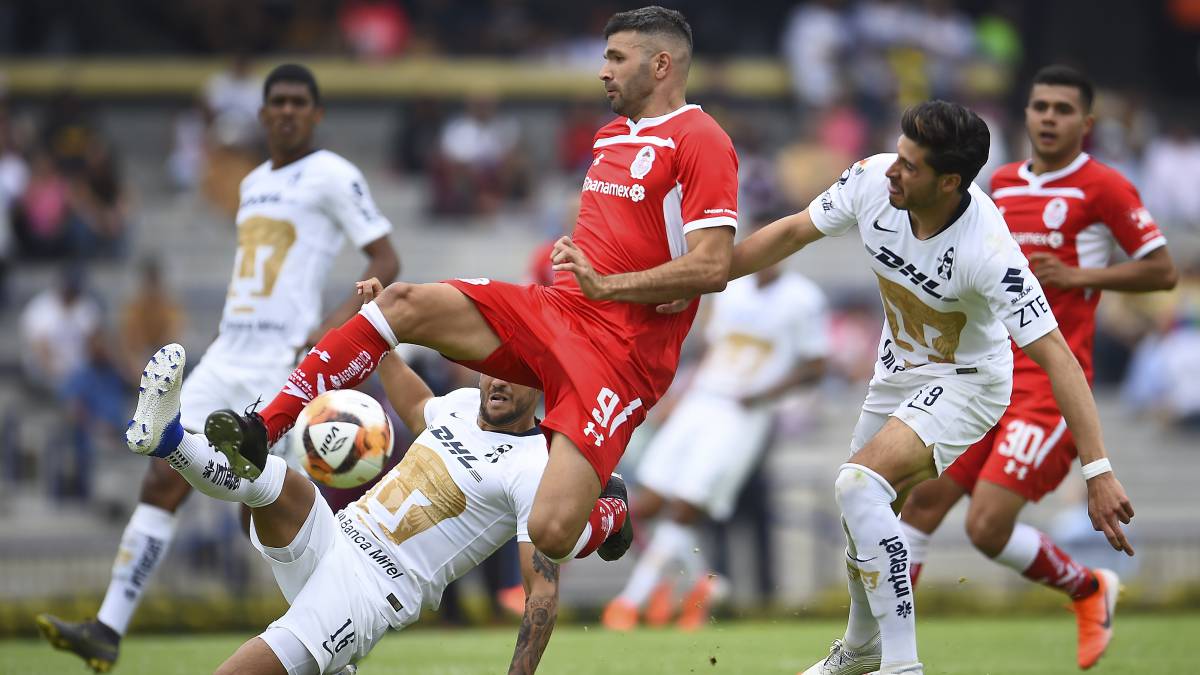 Pumas – Toluca (2-2): resumen del partido y goles