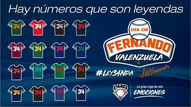 Homenaje de Fernando Valenzuela en la LMB