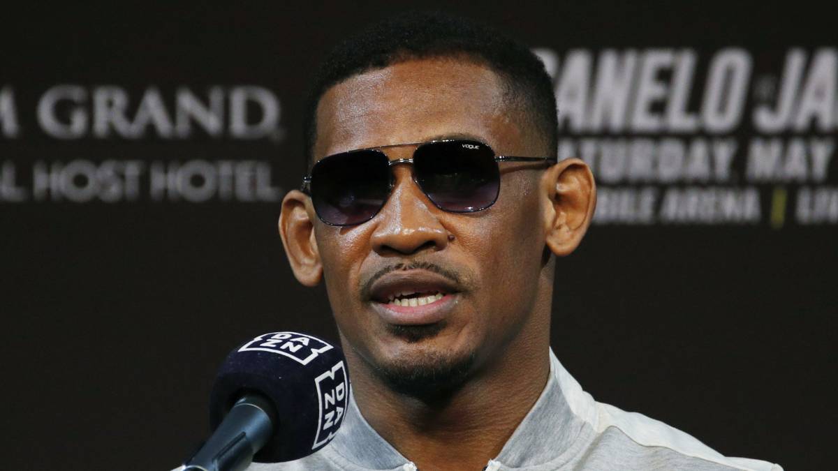 Daniel Jacobs en conferencia de prensa