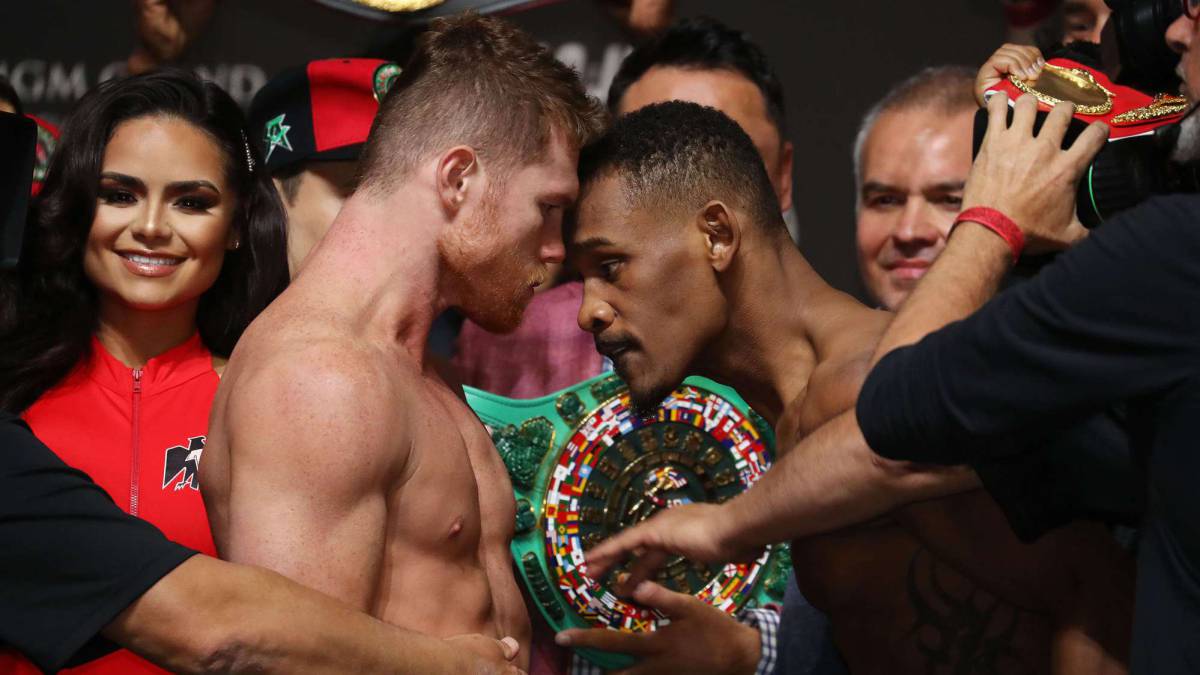 Crónica del pesaje del Canelo vs Jacobs.