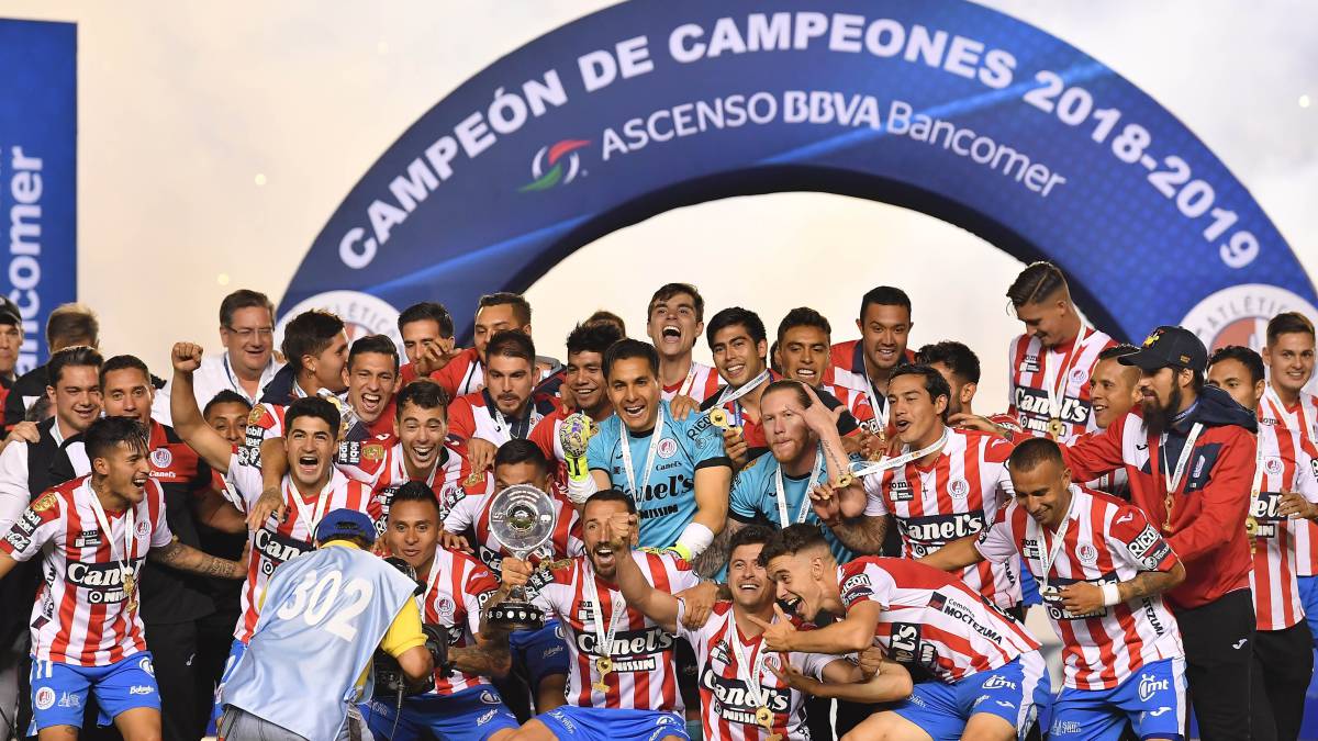 Atlético San Luis es el cuarto que asciende como bicampeón