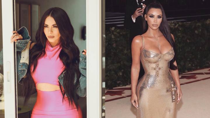 Jimena Sánchez y Kim Kardashian