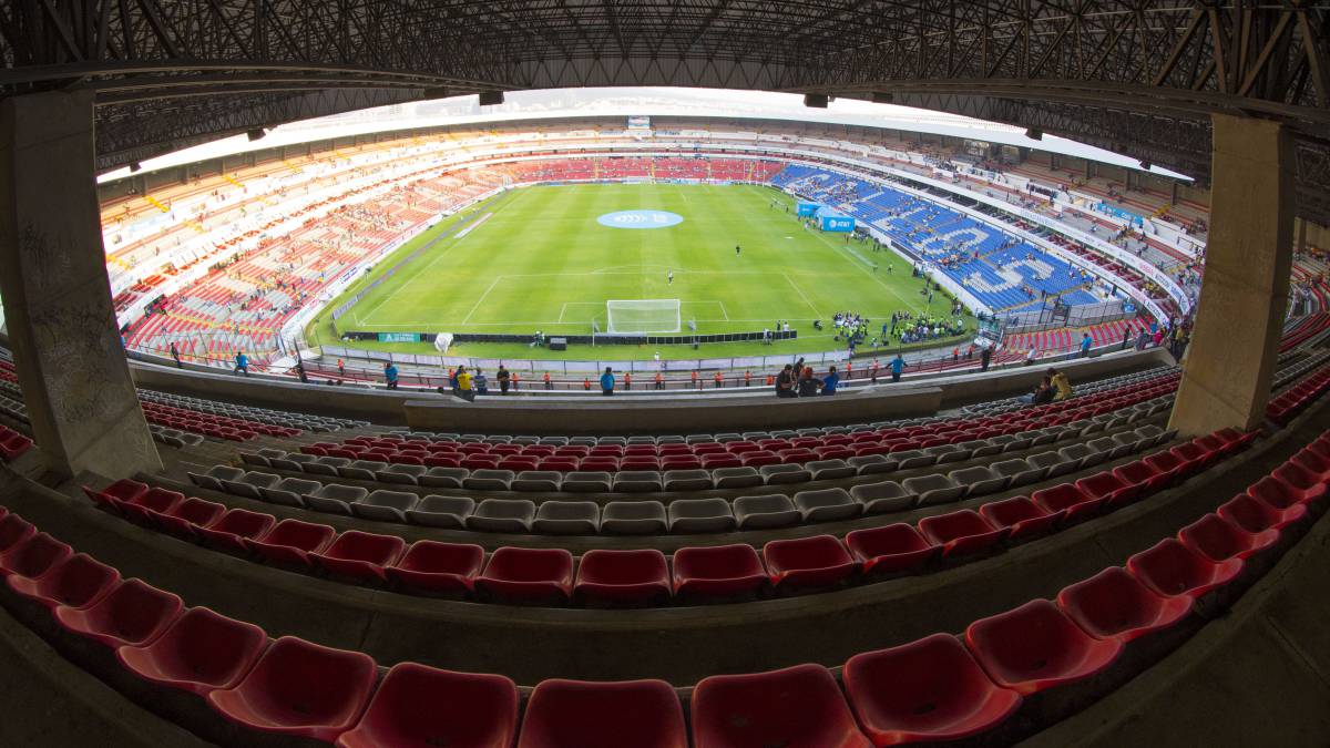 Panorámica del Estadio La Corregidora previo al partido América vs León.