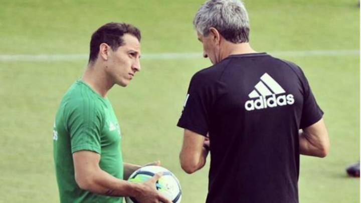 Guardado se despide de Quique Setién con emotivo mensaje