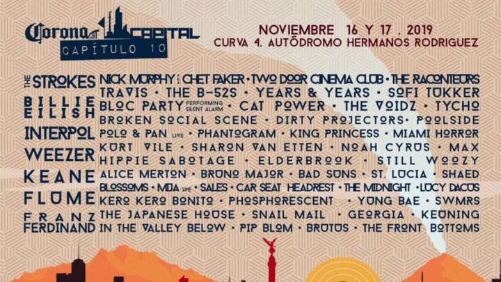 Corona Capital 2019: Cartel, bandas y artistas confirmados