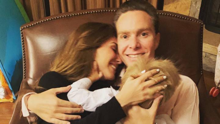 Anahí, Manuel Velasco y su hijo
