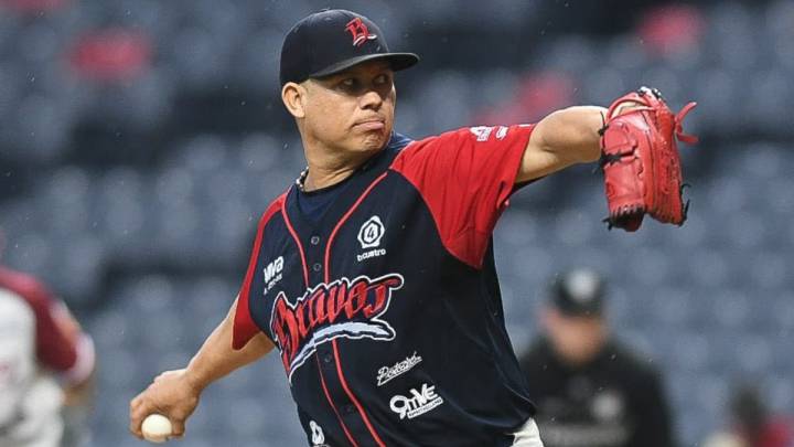 Walter Silva, pitcher de los Bravos de León de LMB