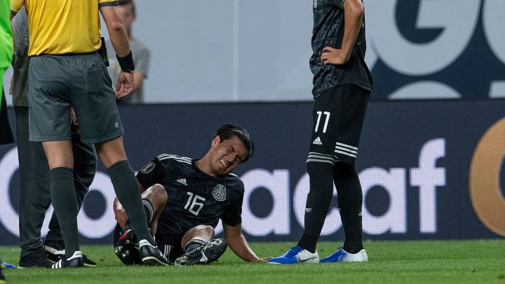 Erick Gutiérrez, un lesionado más para el Tri en la Copa Oro