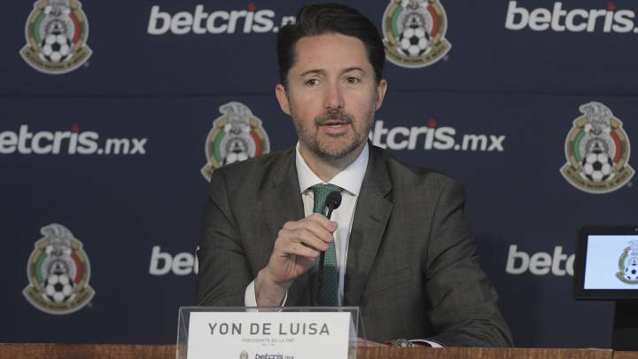 Yon de Luisa, presidente de la FMF, en conferencia de prensa.