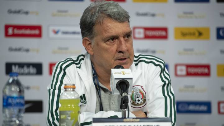 Gerardo Martino durante conferencia de prensa.