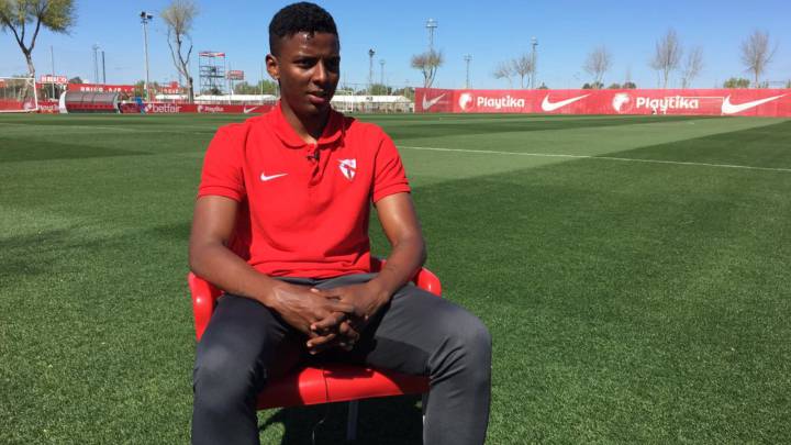 Joao Maleck durante una entrevista.
