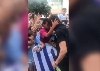 Cavani desató la locura en Río de Janeiro con Uruguay