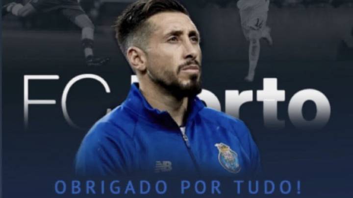 Héctor Herrera se despide del Porto en redes sociales