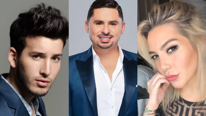 Sebastián Yatra, Larry Hernández y Frida Sofía