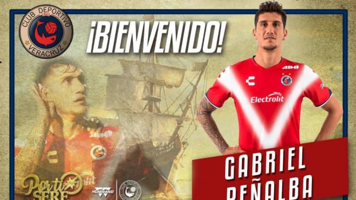 Veracruz anuncia a Gabriel Peñalba con error ortográfico