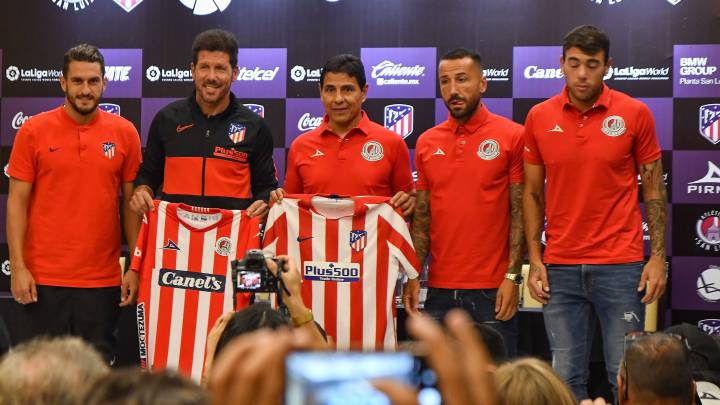 El San Luis - Atlético de Madrid duelo partido amistoso será este sábado 3 de agosto a las 12:00 horas.
