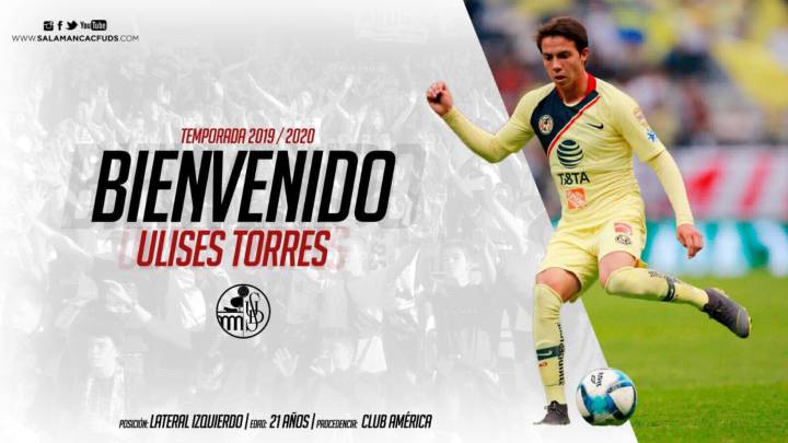 Otro mexicano a España; Ulises Torres firma con el Salamanca