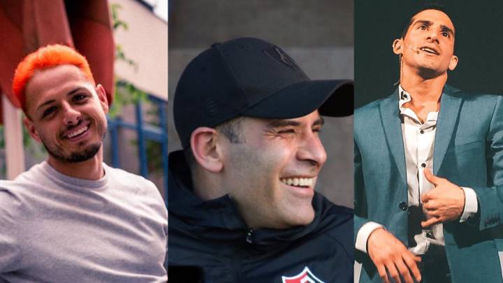 'Chicharito', Rafa Márquez y Rommel Pacheco