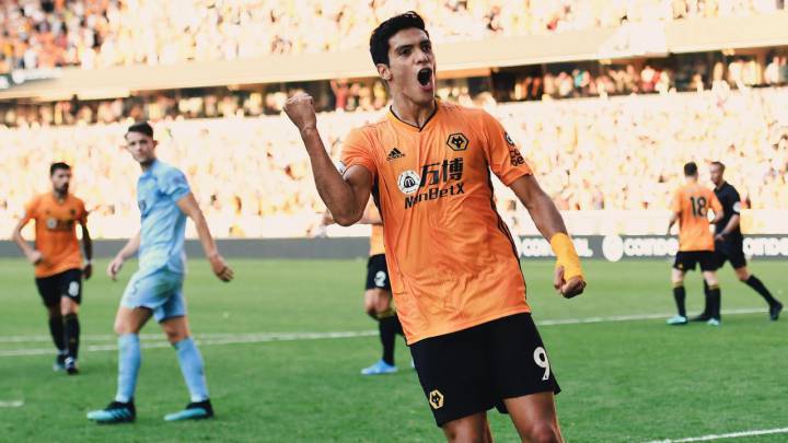 Raúl Jiménez le dio el empate a Wolverhampton ante Burnley