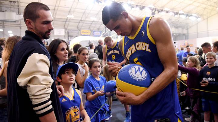 Juan Toscano-Anderson, jugador de los Santa Cruz Warriors