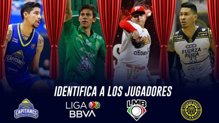 ¿Conoces a estos deportistas de los principales equipos de México?