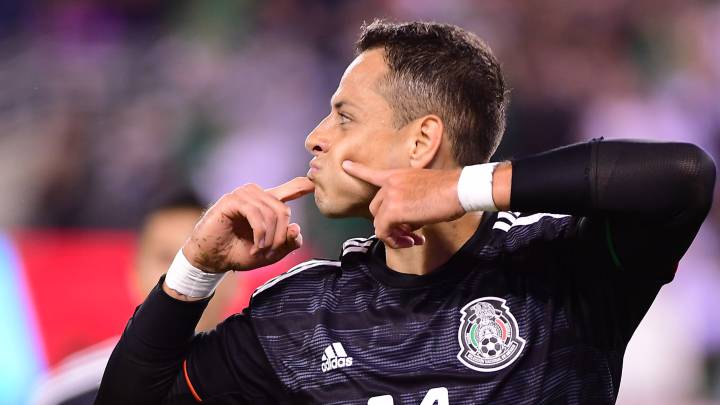 El gol de 'Chicharito' Hernández ante EEUU, el 52 con el Tri