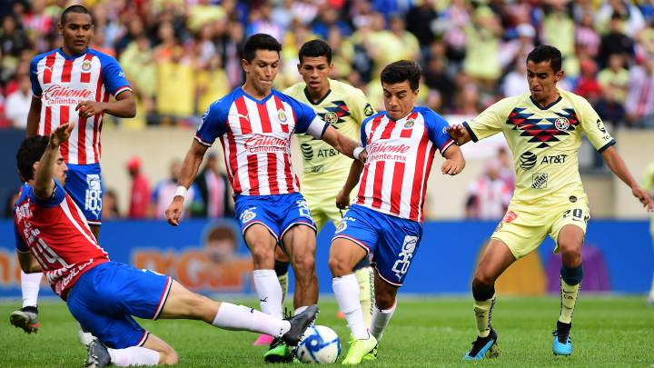 Chivas y América empatan en partido amistoso