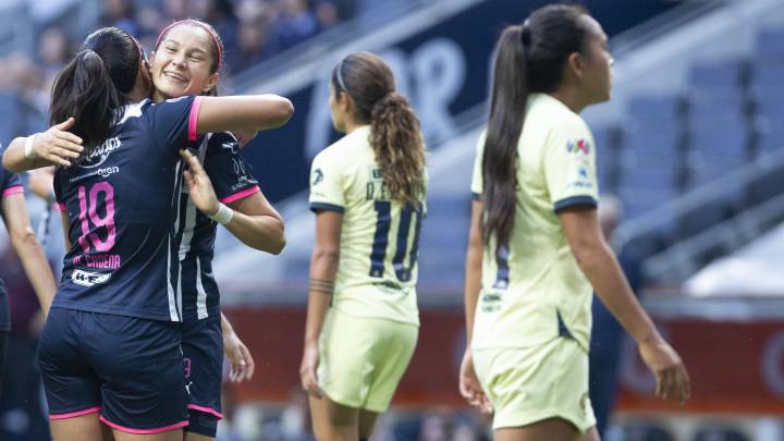 Monterrey derrota a América en la jornada 9 de la Liga MX Femenil