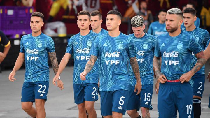 La alineación probable de Argentina contra México